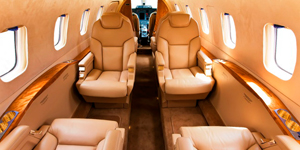Piaggio Avanti view for Naples charter