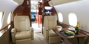 Global 5000 view for Naples charter