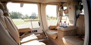 Bell 407 view for Naples charter