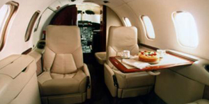 Learjet 31 view for Naples charter
