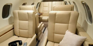 Learjet 35 view for Naples charter
