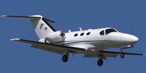 Cessna Citation Mustang CE-510 view for Naples charter