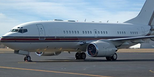 Boeing Business Jet (BBJ) view for Naples charter