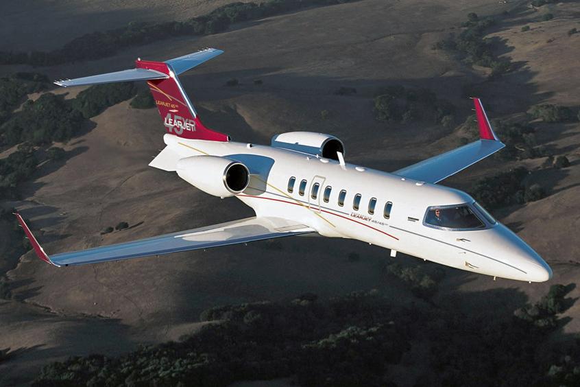 Learjet 45 super light jet for Naples charter