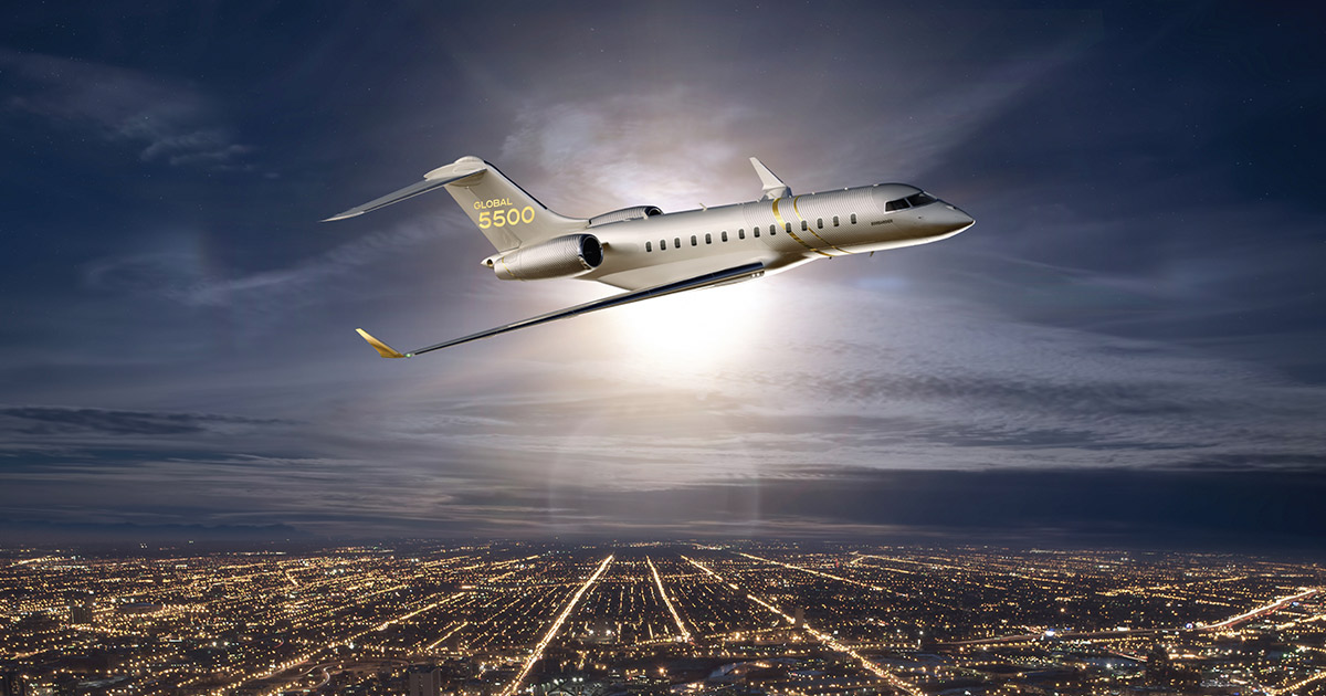 Naples Bombardier Global 5500 Charter