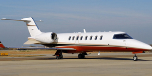 Learjet 45 view for Naples charter