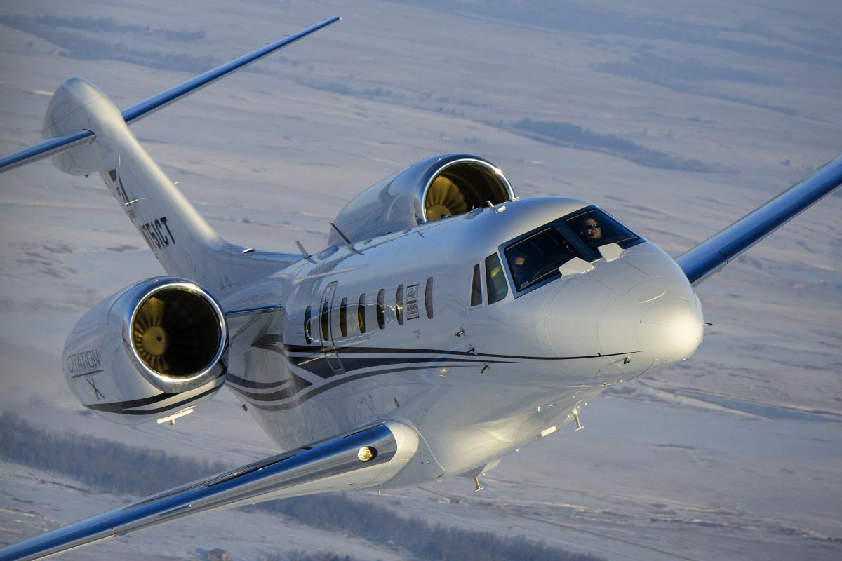 Citation X / 10 view for Naples charter