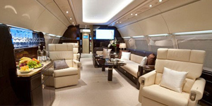 Airbus A318 Elite view for Naples charter