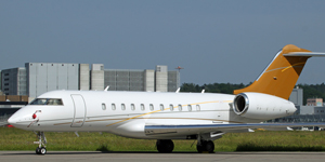 Global 5000 view for Naples charter