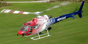 Eurocopter view for Naples charter