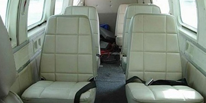 Piper Navajo / Cheyenne / Chieftain view for Naples charter