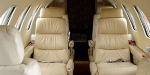 Cessna Citation II view for Naples charter