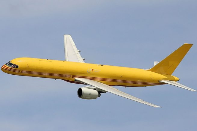 Boeing 757 Freighter cargo aircraft for Naples charter