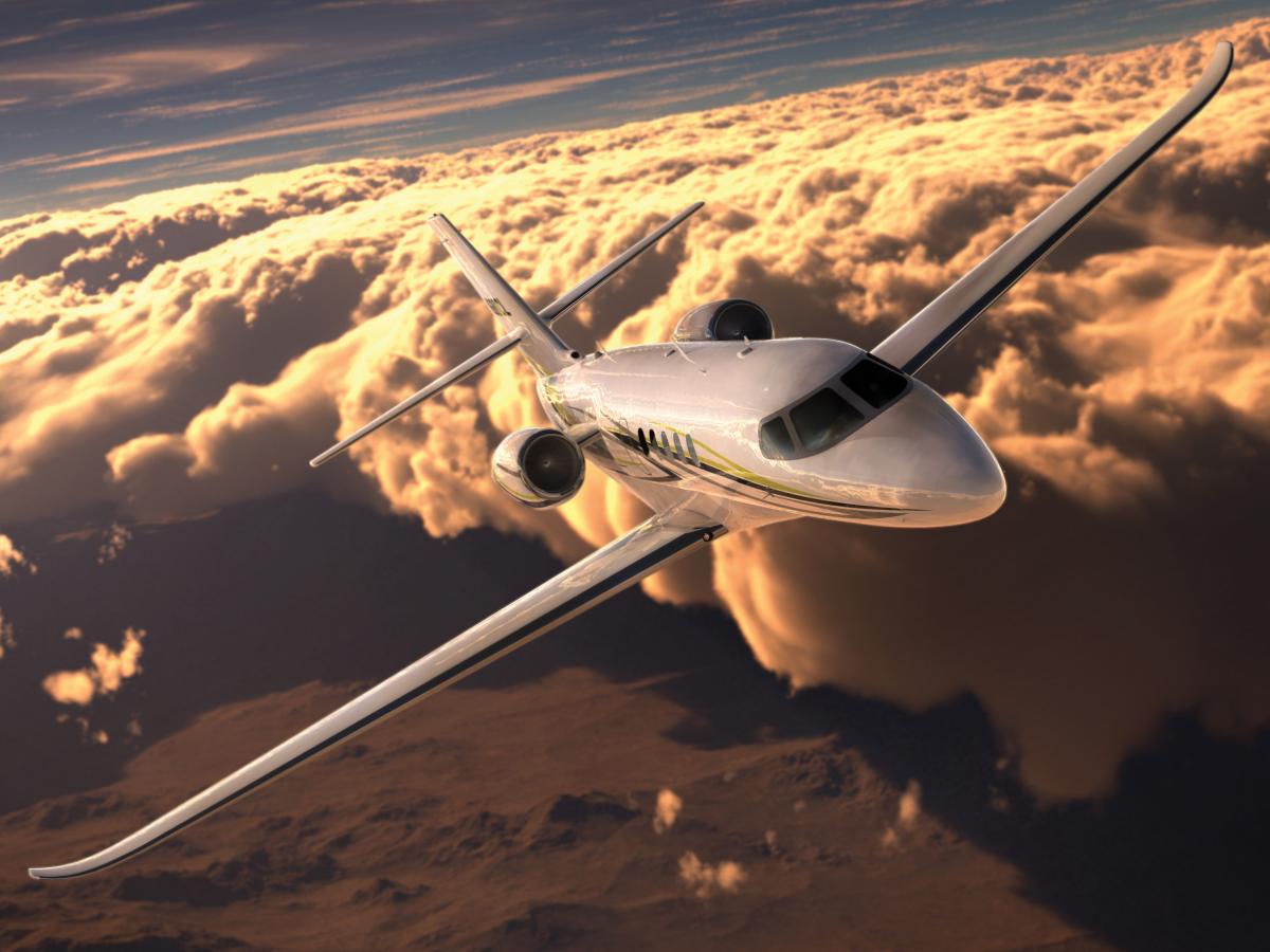 Cessna Citation Latitude view for Naples charter