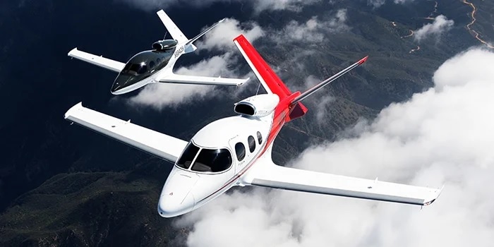 Cirrus Vision Jet SF50 entry-level jet for Naples charter