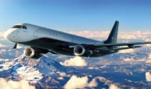 Embraer Lineage 1000 view for Naples charter