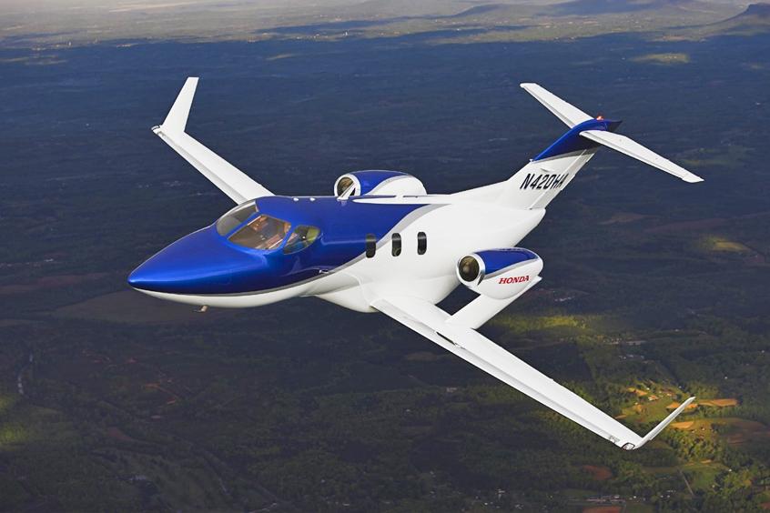 Honda HA-420 HondaJet view for Naples charter