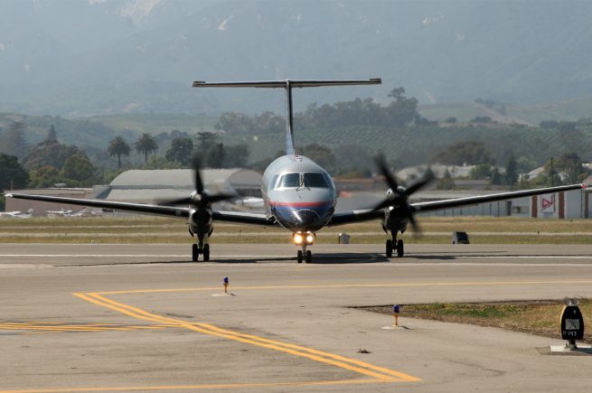 Embraer EMB-120 Brasilia view for Naples charter