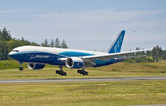 Boeing 777 Freighter cargo aircraft for Naples charter