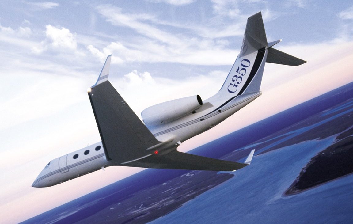 Gulfstream G350 heavy jet for Naples charter