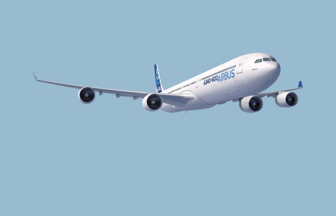 Airbus A340-600 vip airliner for Naples charter