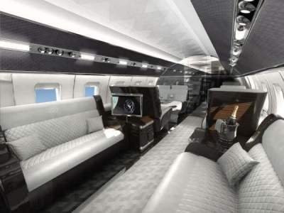 Gulfstream G650 / G6 cabin for Naples charter