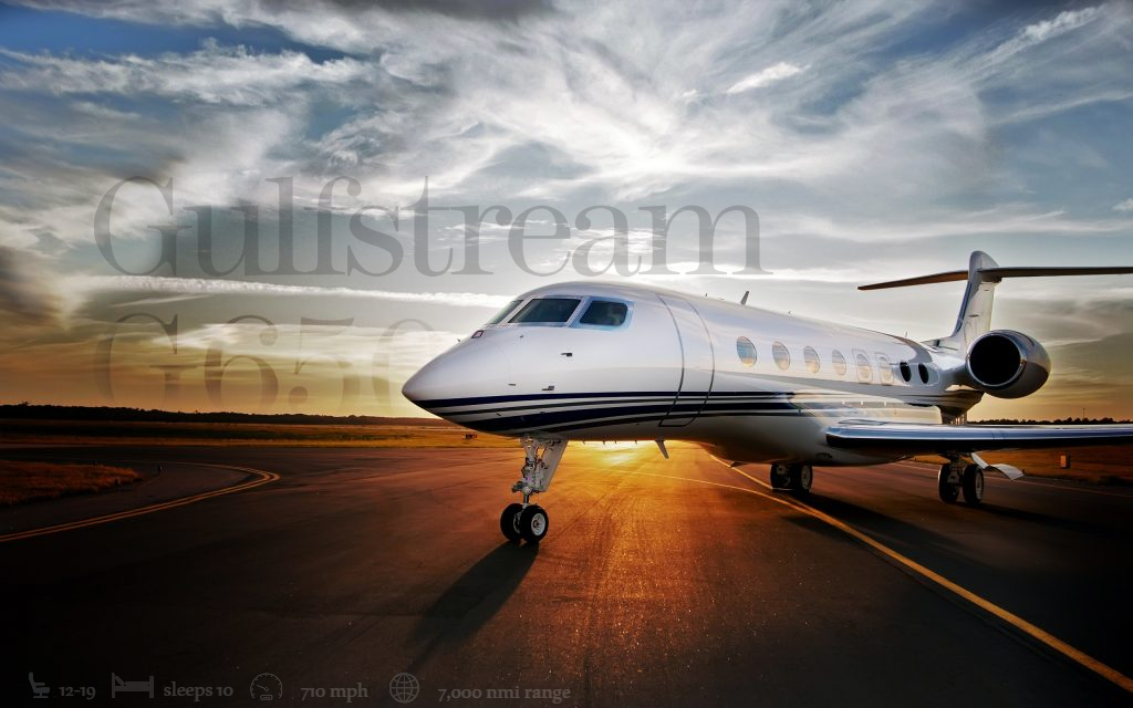 Gulfstream G650 / G6 long range jet for Naples charter