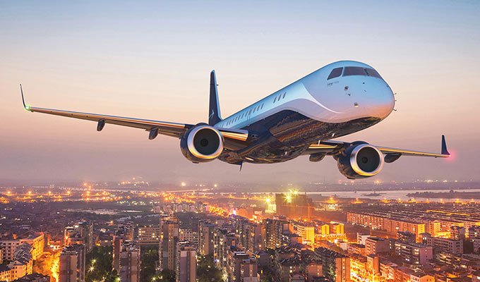 Embraer Lineage 1000 long range jet for Naples charter