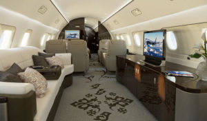 Embraer Lineage 1000 view for Naples charter