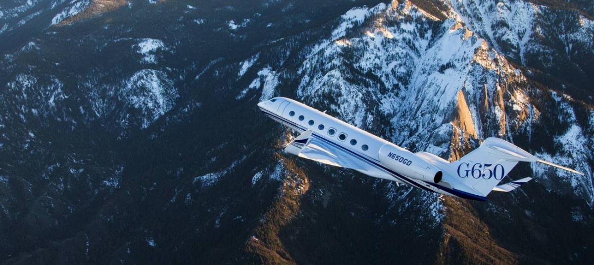 Gulfstream G650 / G6 view for Naples charter