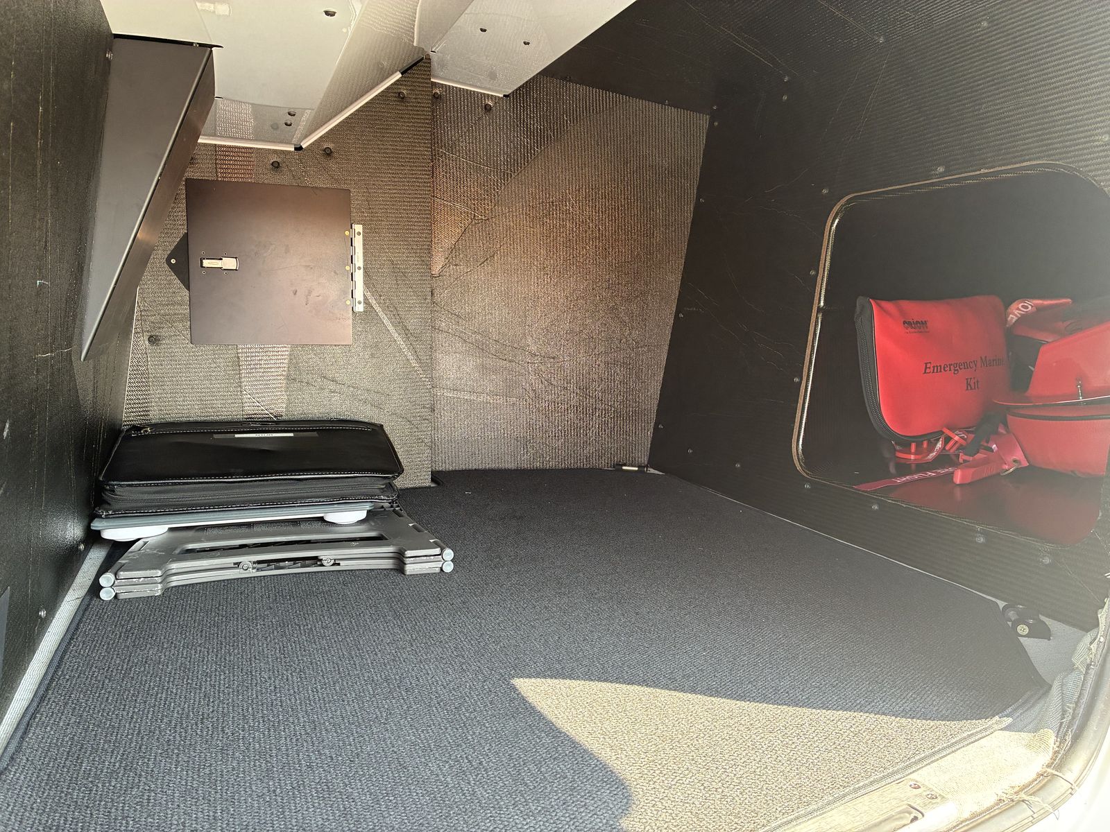 Cirrus Vision Jet SF50 baggage compartment for Naples charter