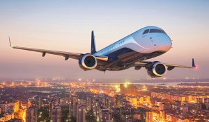 Embraer Lineage 1000 view for Naples charter