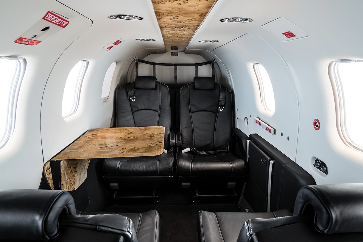 Socata TBM 850 turboprop private aircraft for Naples charter