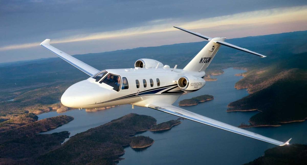 Cessna Citation M2 view for Naples charter